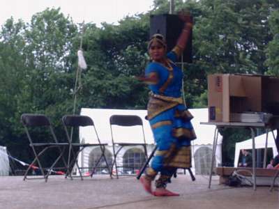 Indian dancing at Mint  Street Park