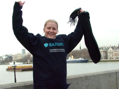 Barclays staff sponsored walk for medicinema