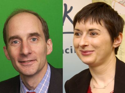 Lord Adonis and Cllr Caroline Pidgeon