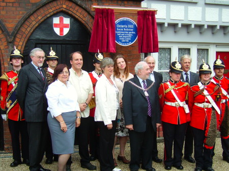 Unveiling of Octavia Hill blue plaque