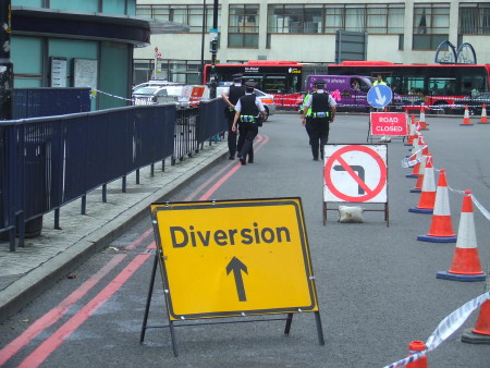 Elephant & Castle closed after cladding falls from office block