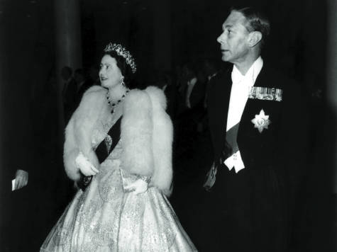 Queen Elizabeth and King George VI at the opening 