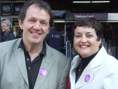 Val Shawcross and Kevin Whately