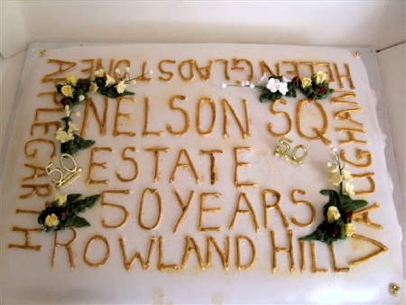 Nelson Square birthday cake