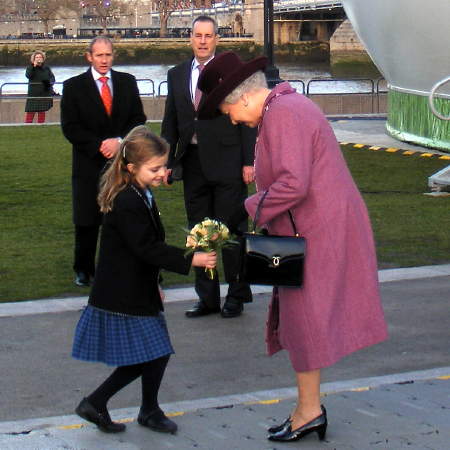 Caroline Kay and The Queen