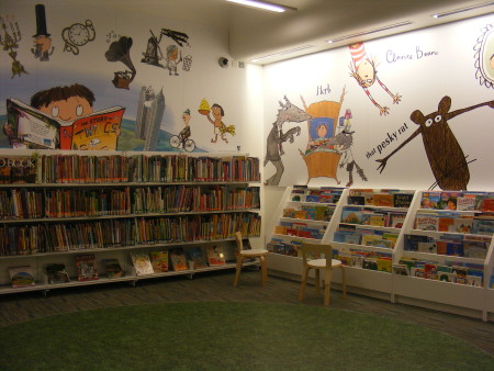 Children's section, John Harvard Library