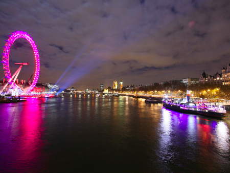 Pictures: New Year fireworks at London Eye