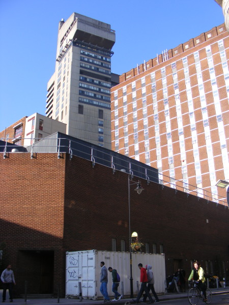 Greenwood Theatre in the foreground