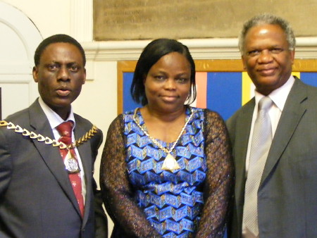 The Mayor and Mayoress of Southwark with Richard T