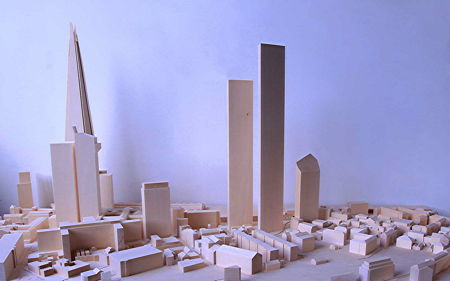 Model of London Bridge area