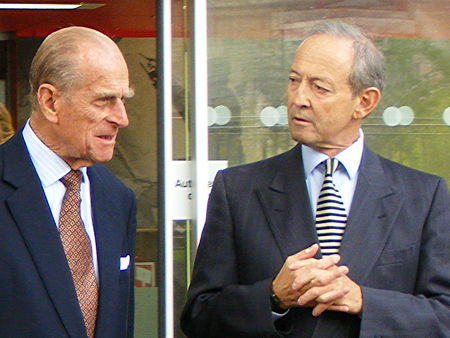 Duke of Edinburgh and Daniel Topolski