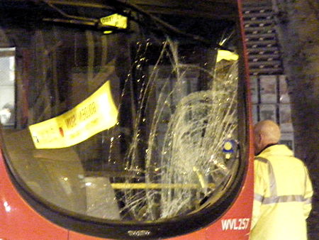 Pedestrian critically injured in London Road bus smash