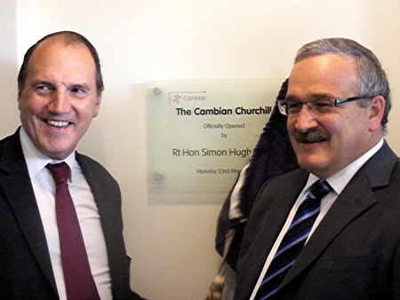 Simon Hughes opens Cambian Churchill mental health hospital