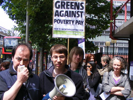 London South Bank University cleaners demand 'living wage'