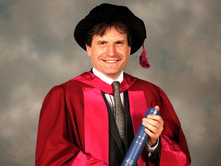 Honorary doctorate for Globe Education’s Patrick Spottiswoode