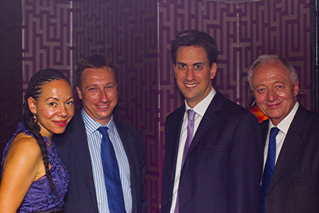 Baroness King, Lohan Presencer, Ed Miliband and Ke