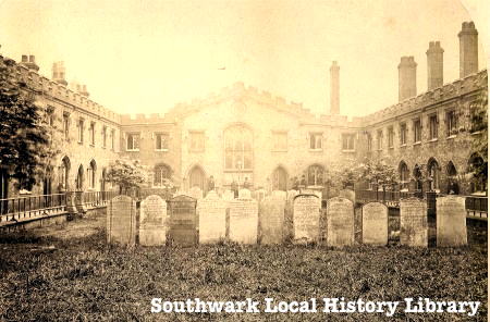 Cure's Almshouses c 1875 