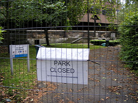 Delayed St John’s Churchyard revamp nears completion 