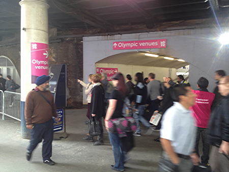 London Bridge Station holds second Olympics rehearsal