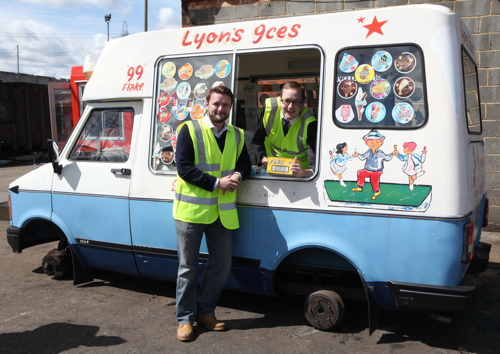 Lambeth Council crushes ice cream van seized on Westminster Bridge