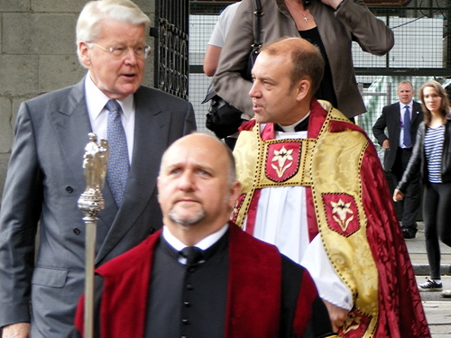 Icelandic president at Southwark Cathedral for Nordic service