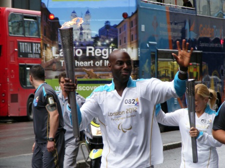 Paralympic Torch comes to Waterloo and Tooley Street