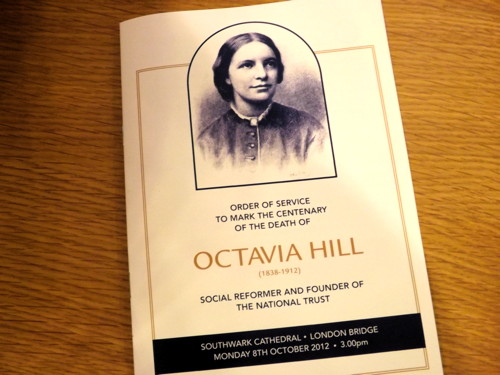 Octavia Hill remembered at Southwark Cathedral a century after her death