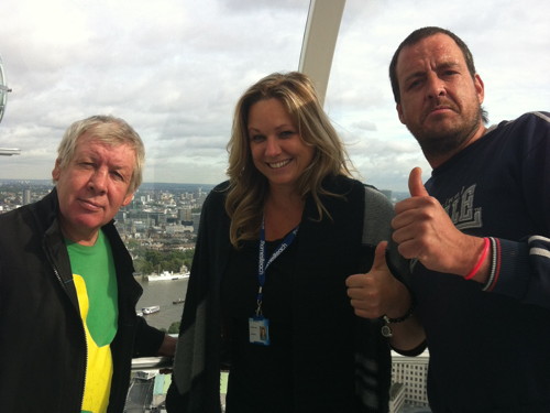 Former South Bank rough sleepers taken for ride on London Eye