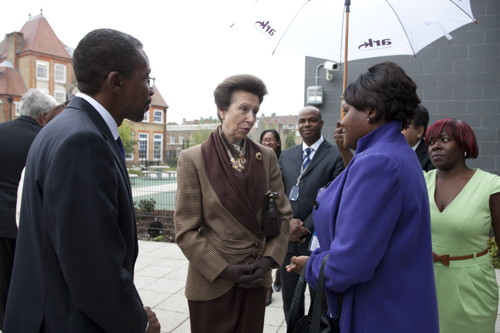 Princess Royal opens David Idowu Peace Garden at Walworth Academy