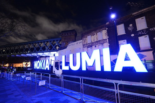 Nokia takes over Flat Iron Square for deadmau5 gig to launch Lumia phones