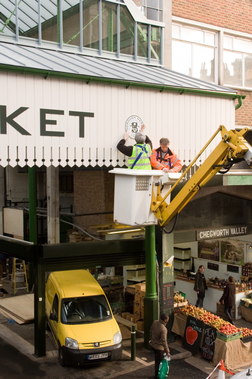 Finishing touches applied to refurbished Borough Market hall