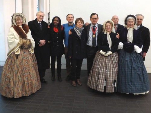 Charles Dickens' great-great-grandson unveils Dog and Pot sculpture