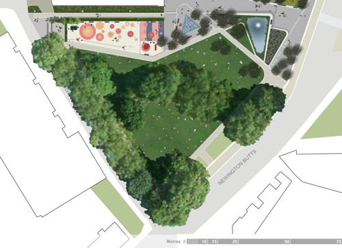 New plans for St Mary’s Churchyard at Elephant & Castle