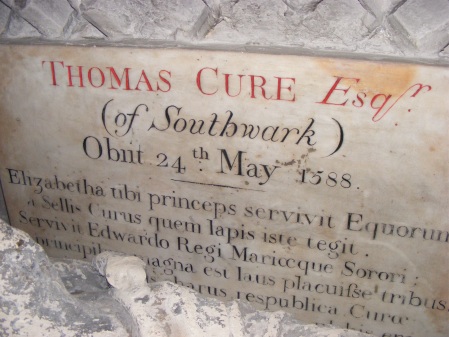 Thomas Cure’s descendant Hugo at Cure commemoration