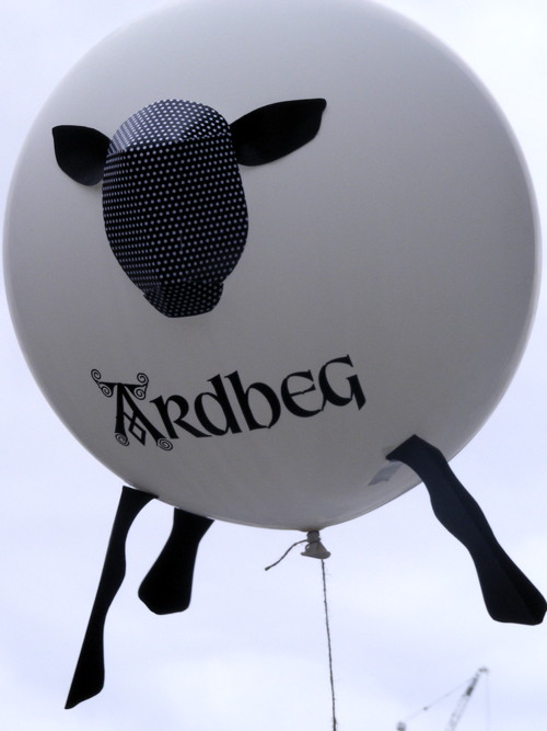 Flying sheep at London Bridge and a peat bog in Potters Fields