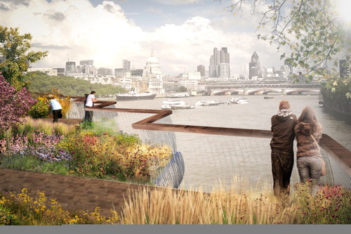 Heatherwick’s Garden Bridge could link South Bank to Embankment