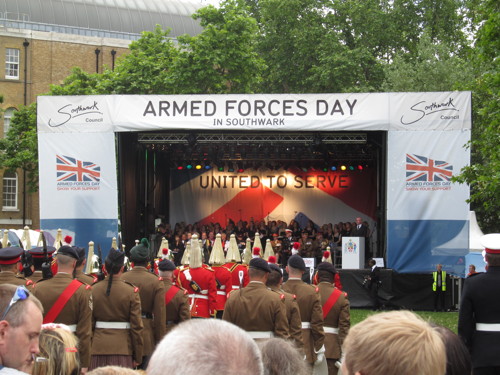 Southwark marks Armed Forces Day with parade and ceremony