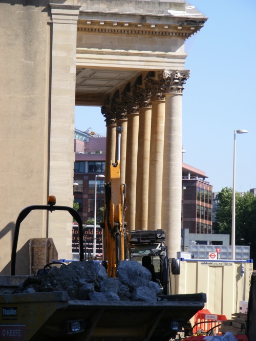 Mayor Boris Johnson starts One The Elephant construction