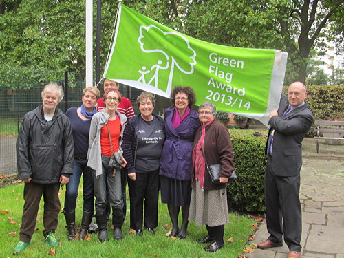 Green flag raised at Archbishop’s Park