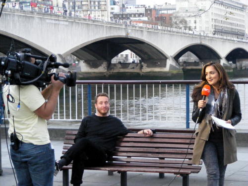 London Live TV channel launches with South Bank outside broadcast