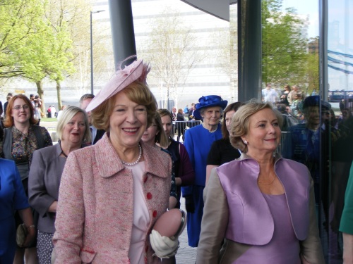 President Of Ireland And Sabina Higgins Visit City Hall 10 April 2014