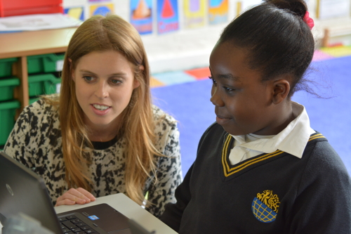 Princess Beatrice visits Globe Academy