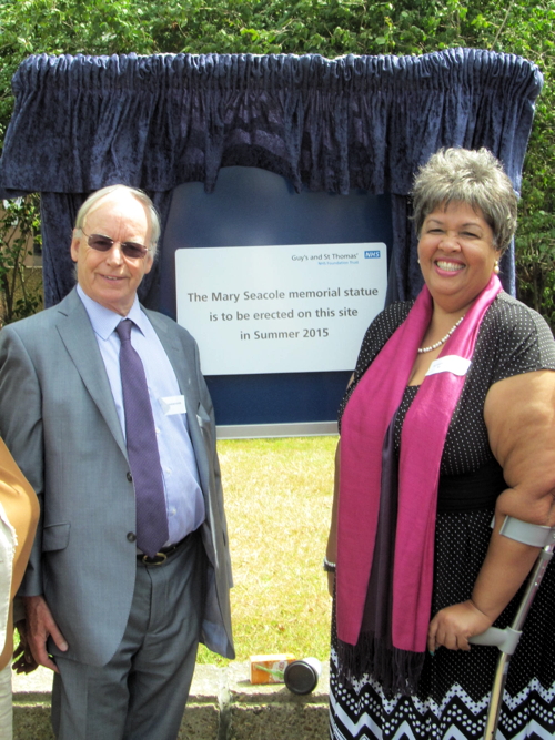 Dedication ceremony held at future site of Mary Seacole statue