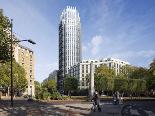 Locals hold protest against 27-storey tower at St George’s Circus