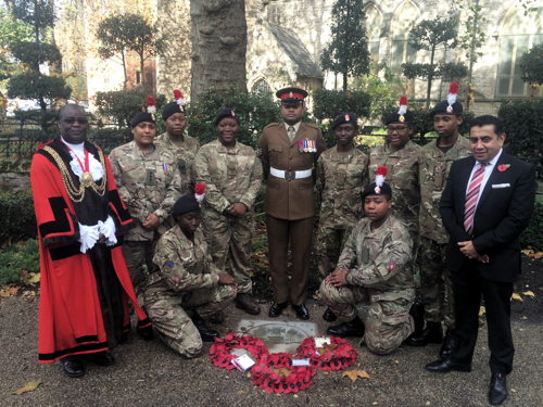 Lambeth-born John Vallentin VC honoured with paving stone