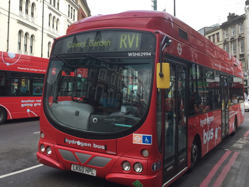 Hydrogen buses to stay on RV1 route till 2020