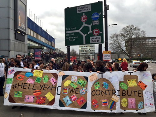 Latin Americans stage ‘celebratory takeover’ of Elephant & Castle