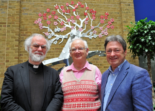 Alan Titchmarsh and Rowan Williams unveil Guy’s Hospital artwork