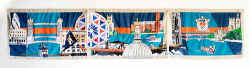 6-metre City & Southwark wall hanging unveiled at Glaziers Hall