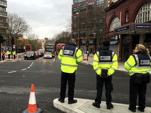 Elephant & Castle roundabout becomes two-way junction